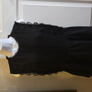 Monteau Los Angeles Sleeveless Black Top